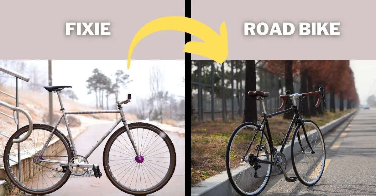 difference between road bike and fixie