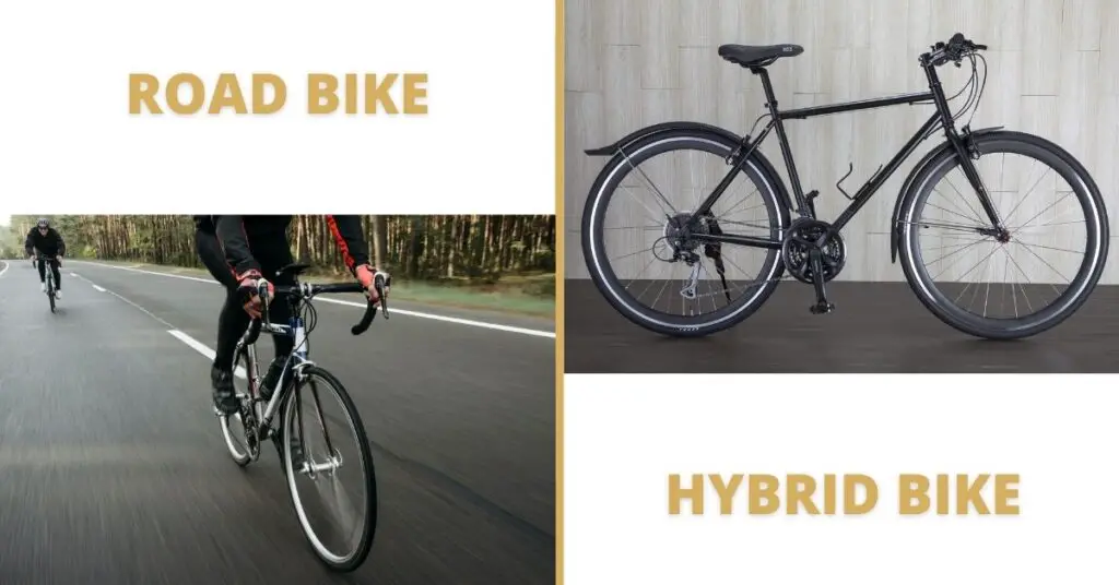 Is a road bike easier to ride than a hybrid?